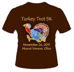 Starting a New Tradition: Mount Vernon Nazarene's Dave Parsons helps initiate Turkey Trot 5K, with donations going to food drive